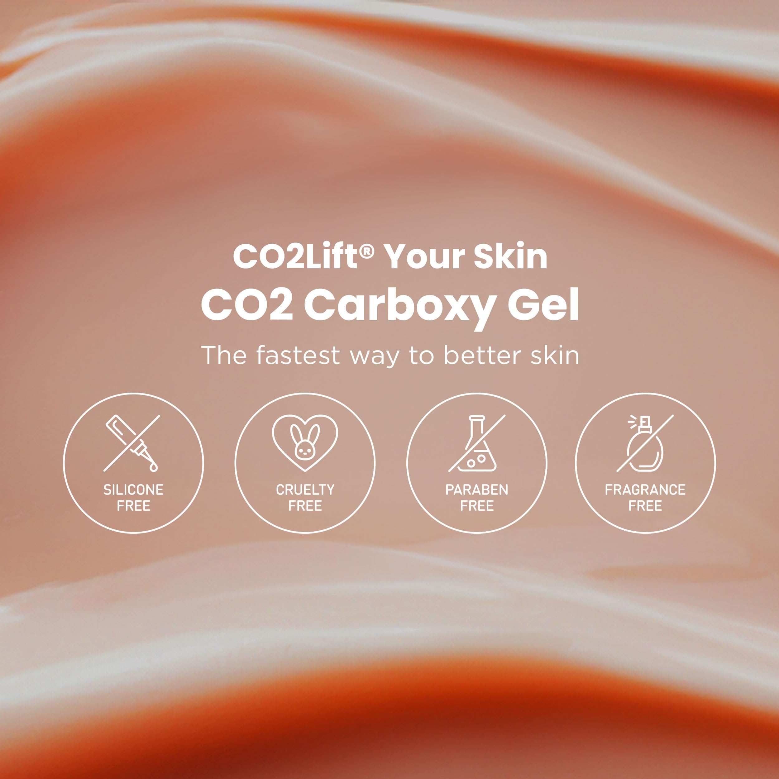 CO2Lift natural ingredients bottle image with subtle glow