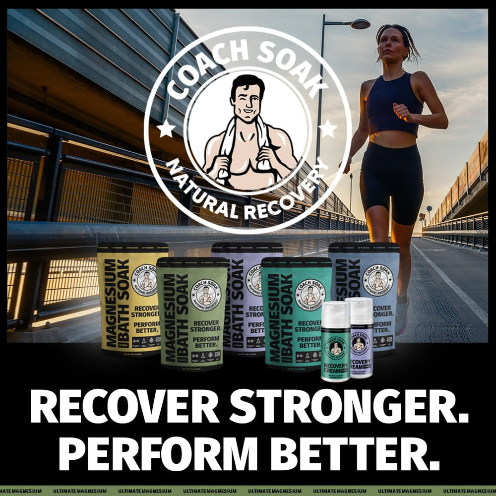 Coach Soak coconut oil hydrates skin during a cozy soak.