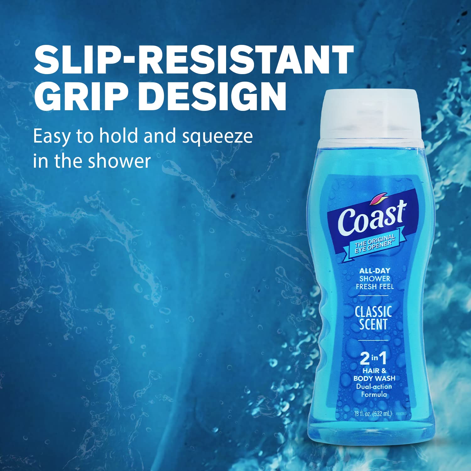 Coast 2-in-1 classic scent conveying invigorating aroma