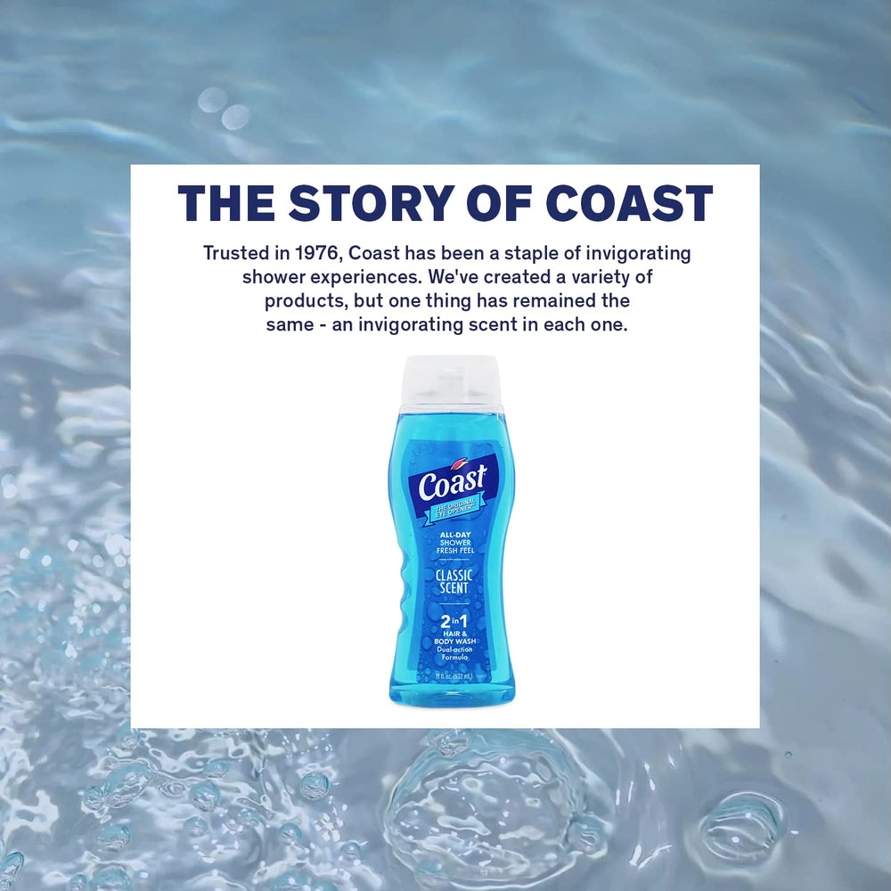 Coast 2-in-1 refreshing shower moment energizing start