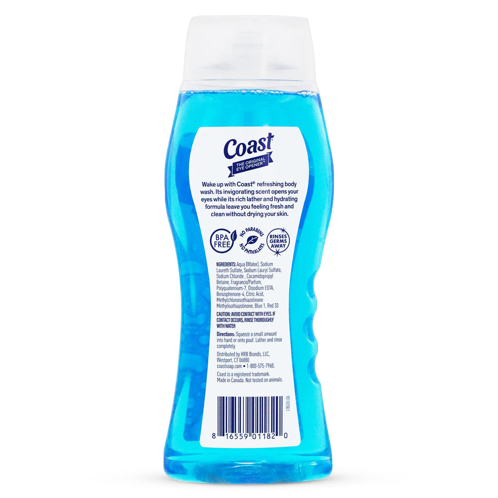 Coast 2-in-1 soft skin after use illustrates moisturized feel