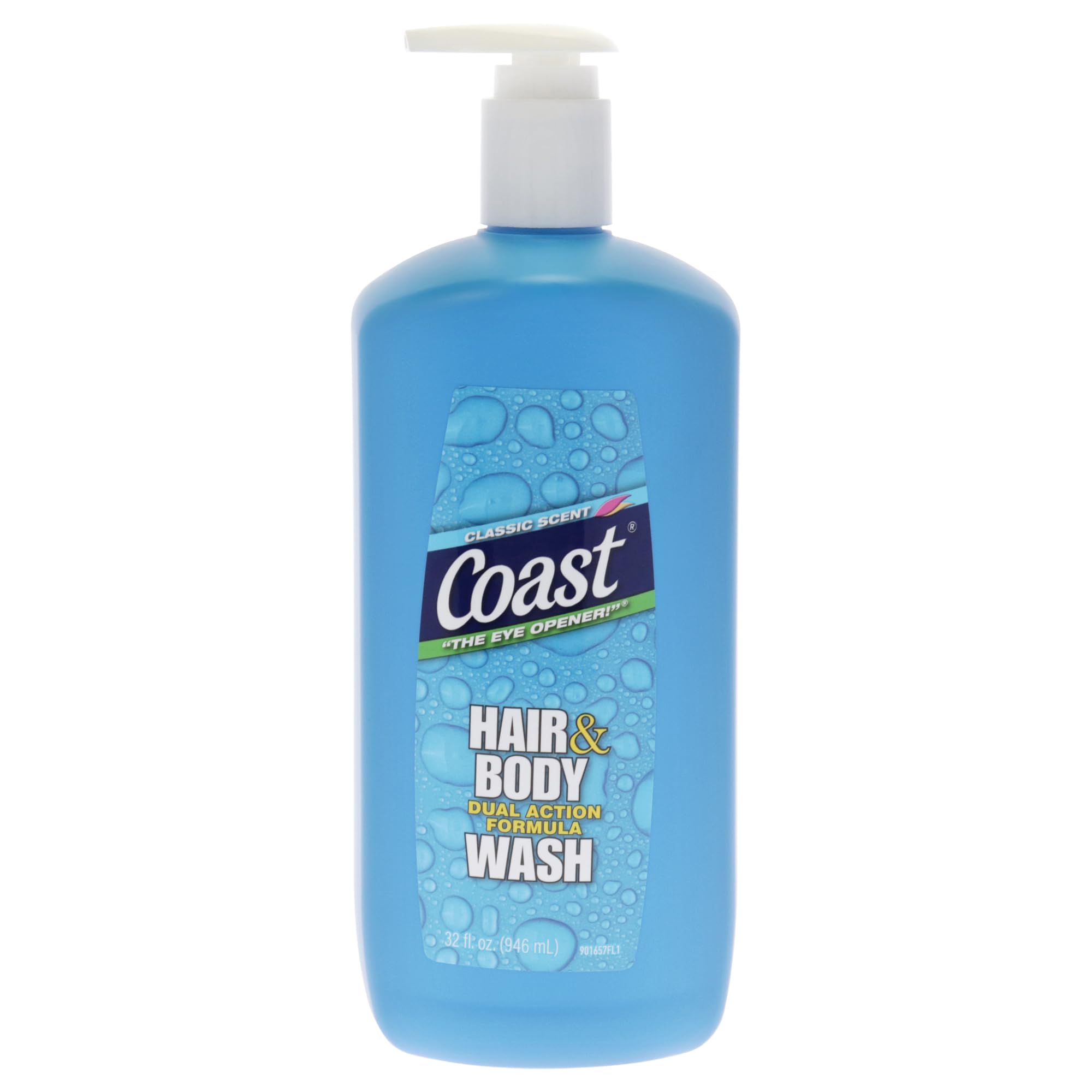 Coast Classic Scent bottle pour shows refreshing daily cleansing for skin and hair