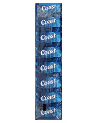Coast refreshing deodorant soap bar in shower setup conveys revitalizing daily cleanse