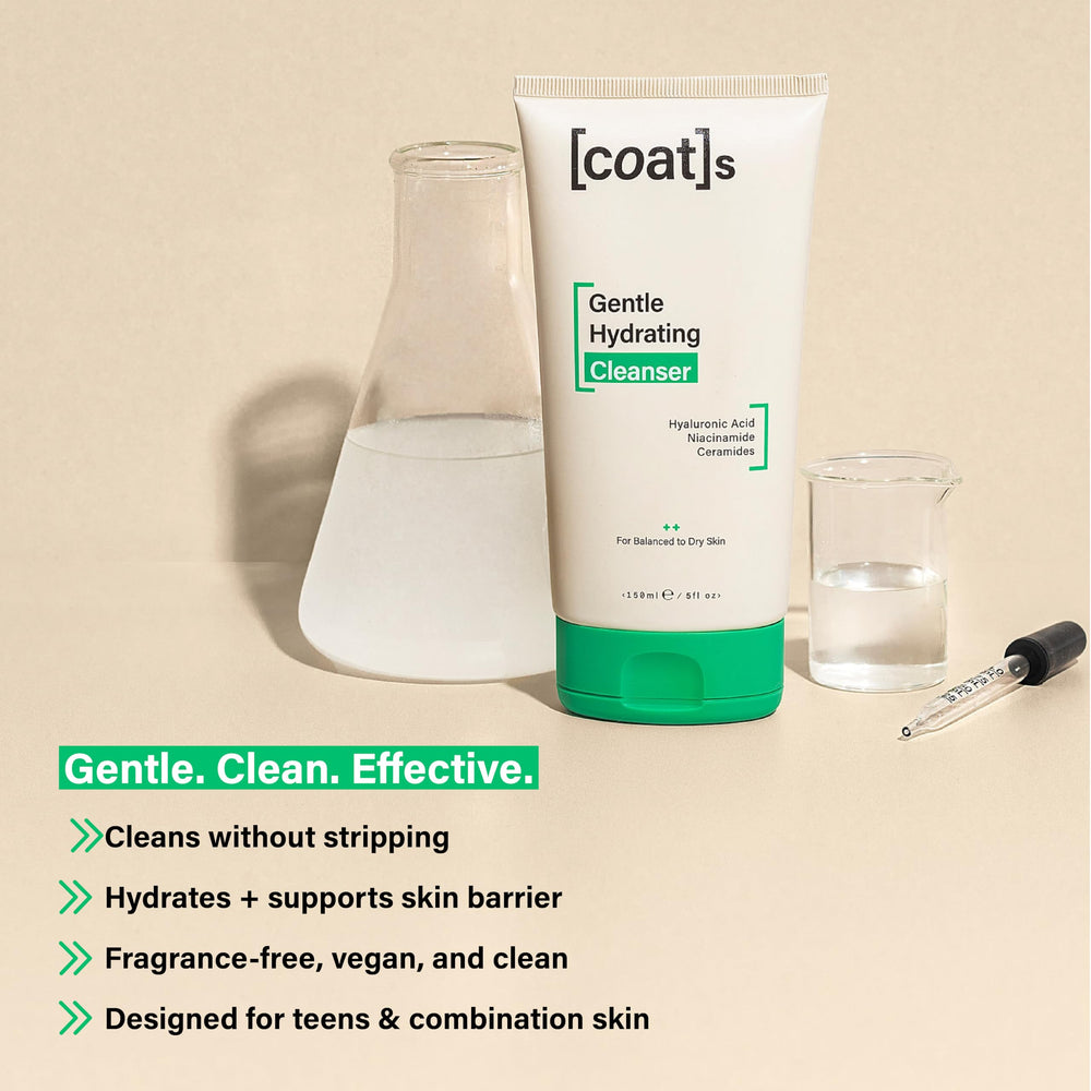 COATS 30-day supply packaging forGentle Hydrating Cleanser