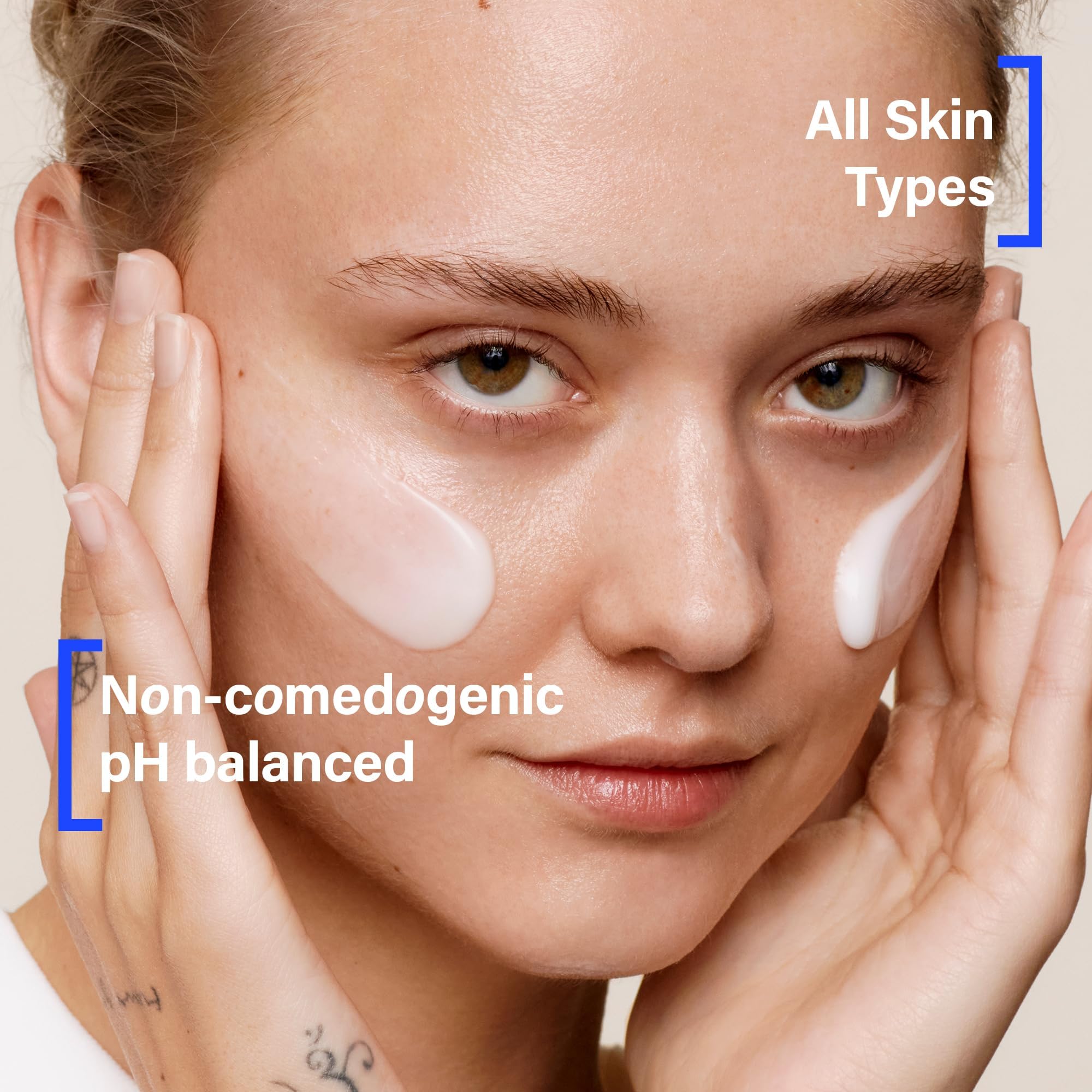 User applying COATS cream demonstrates fast, invisible hydration boost.