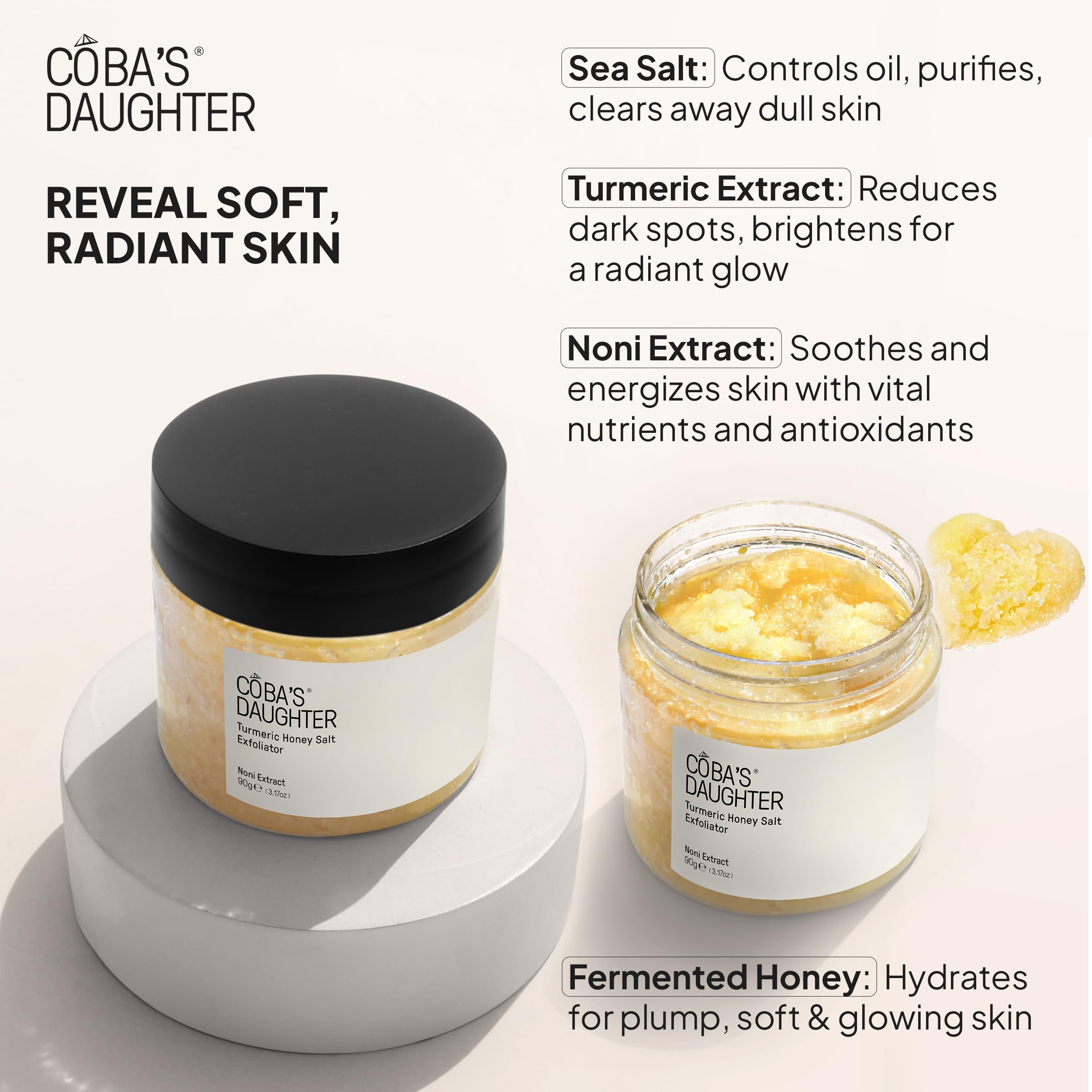 COBA'S DAUGHTER Aloe Vera Gel bottle provides lightweight hydration and quick-absorption.