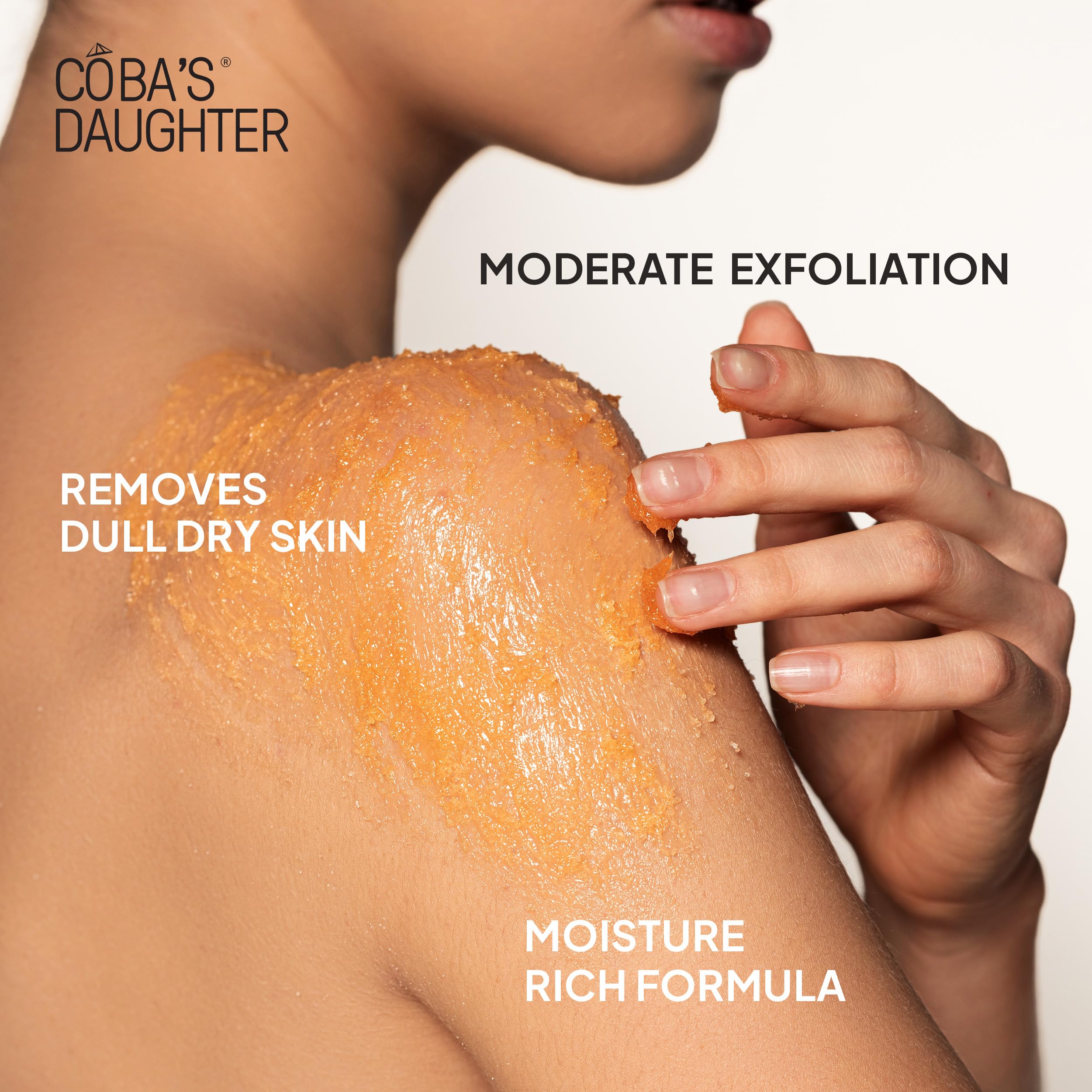 COBA'S DAUGHTER Gift set label closeup highlights clean ingredients and premium feel.
