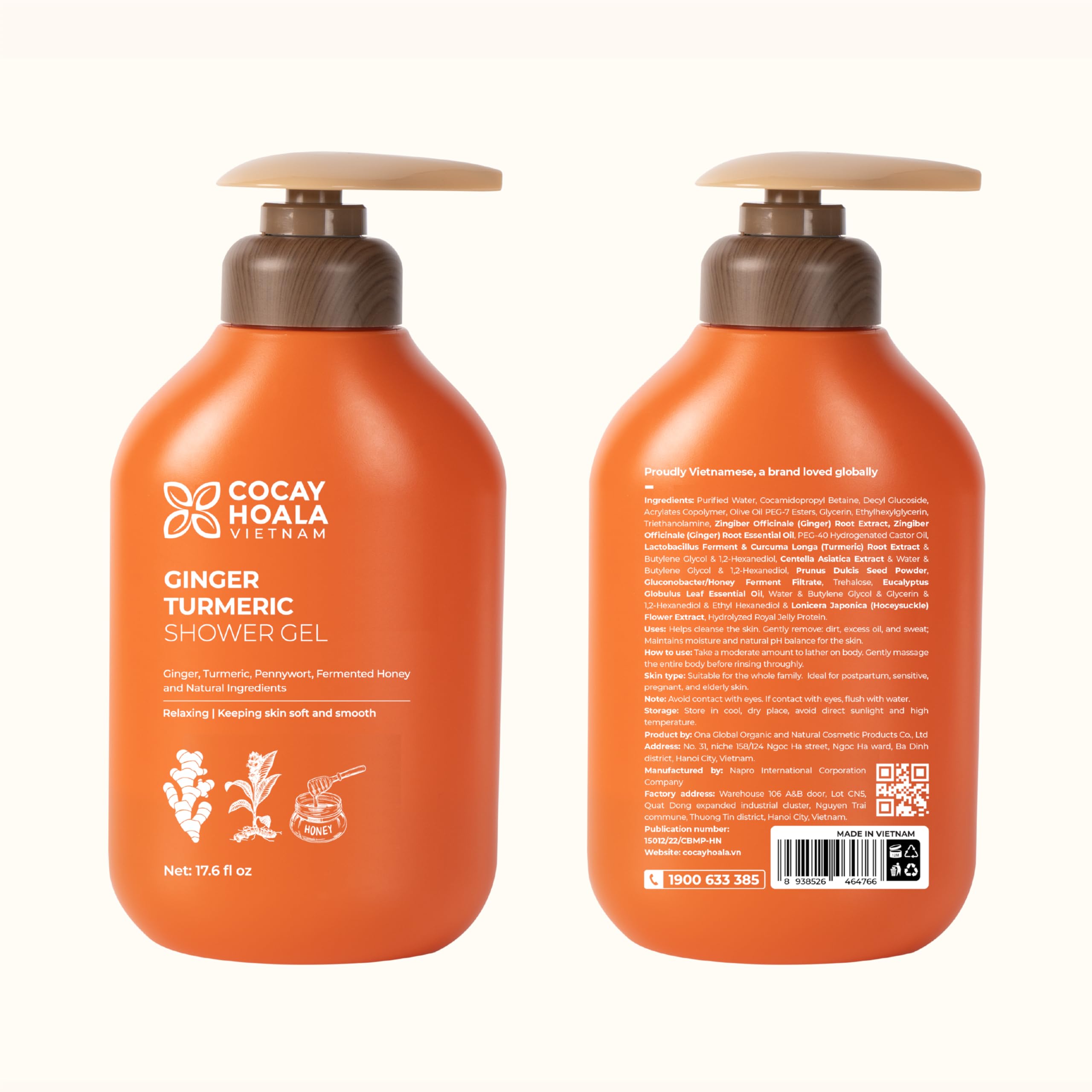 COCAY HOALA Vietnam 17.64 oz bottle signals generous daily nourishment.