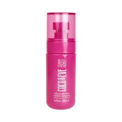 Coco & Eve Antioxidant Face Tanning Micromist bottle shows easy radiant application