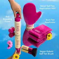 Coco & Eve Bali Bae tanning mitt for even, streak-free application