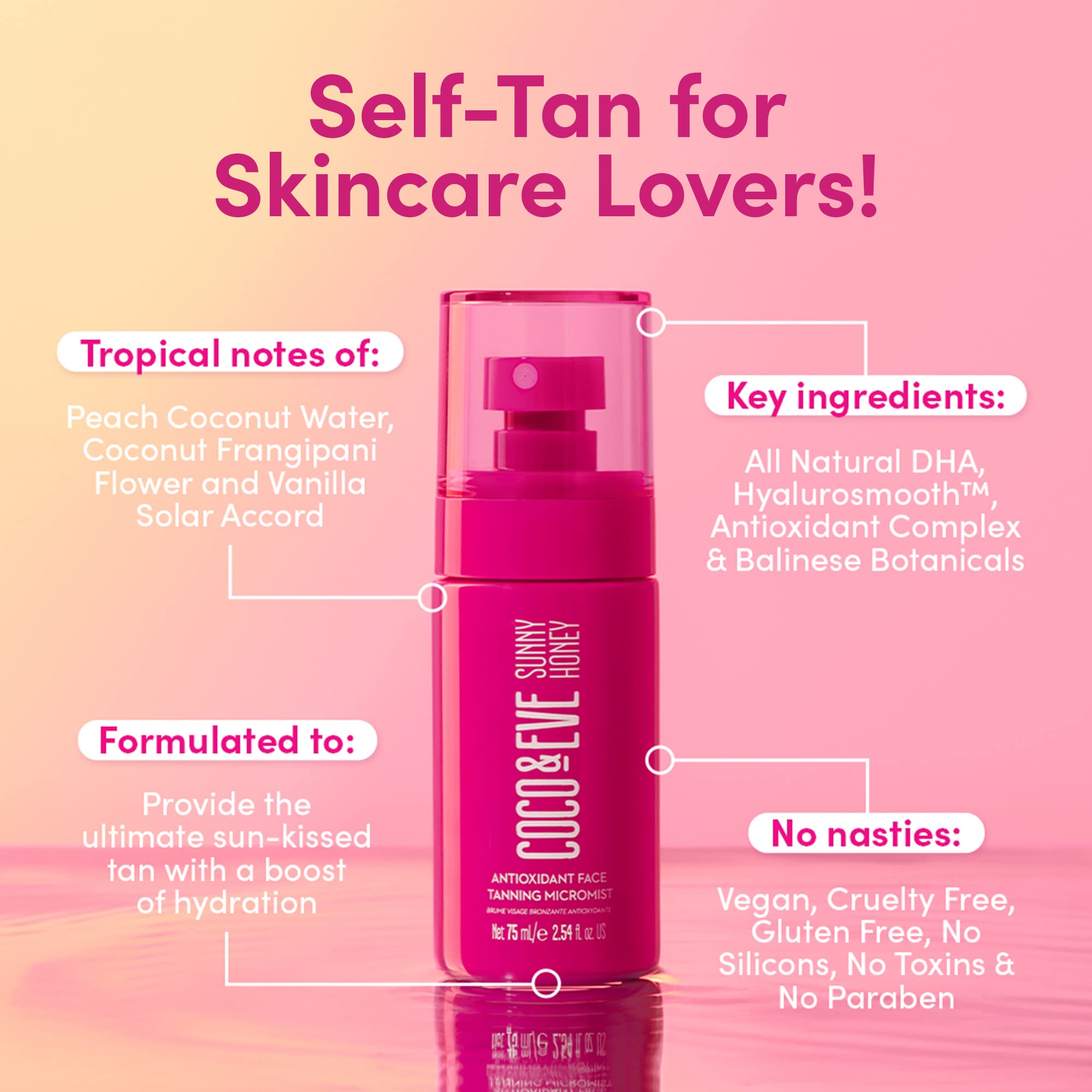 Coco & Eve Hyalurosmooth hydration-boost formula delivers plump, hydrated skin