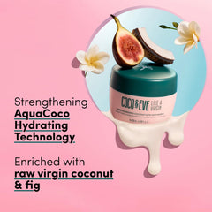 Coco & Eve Like a Virgin on damp hair during treatment