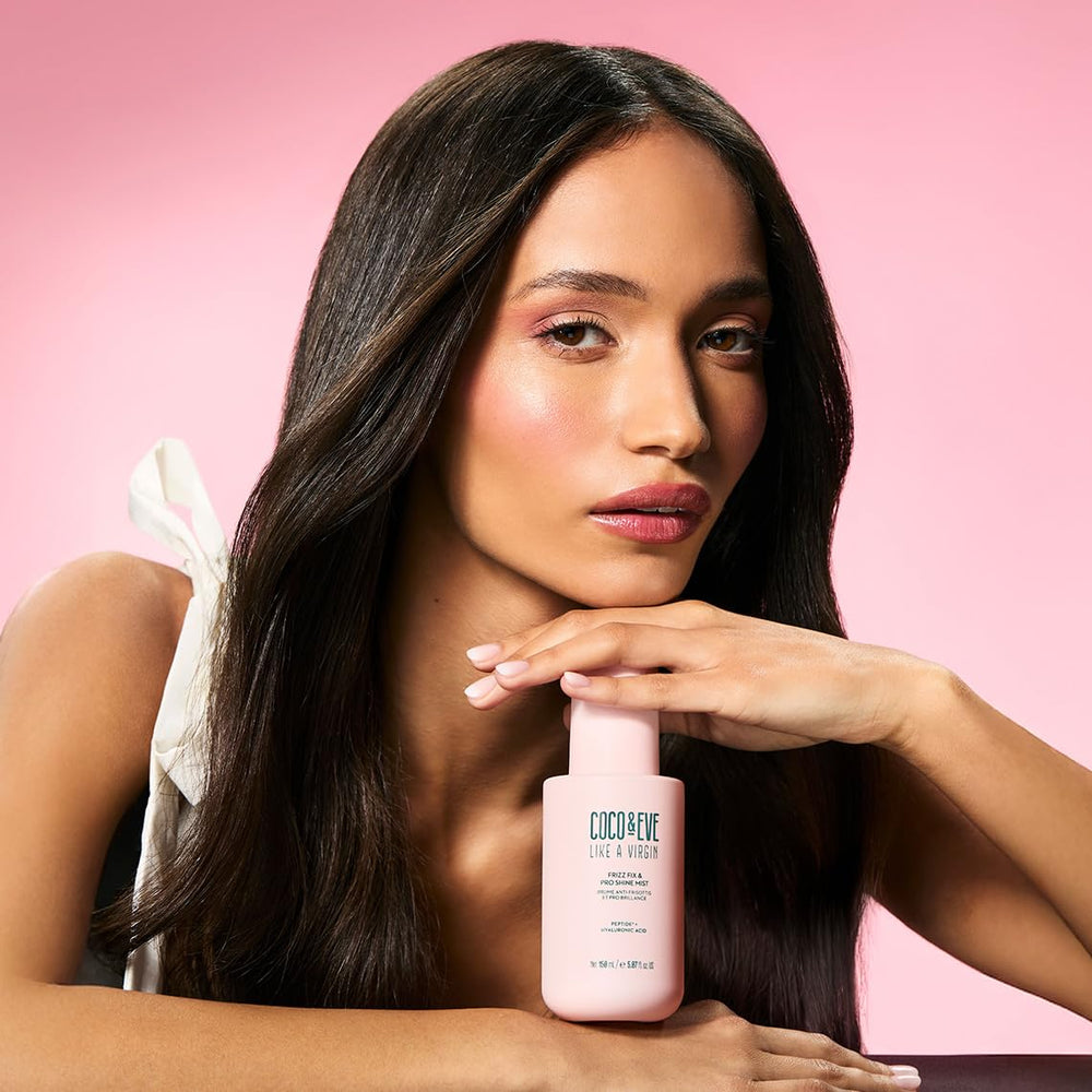 Like A Virgin mist close-up of hyaluronic acid and plant proteins.