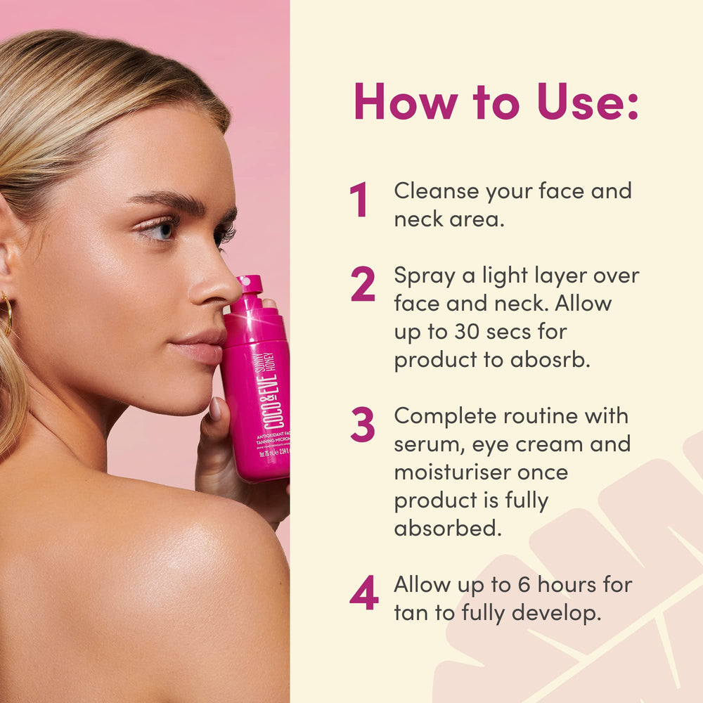 Coco & Eve glow shot demonstrates natural-looking tan