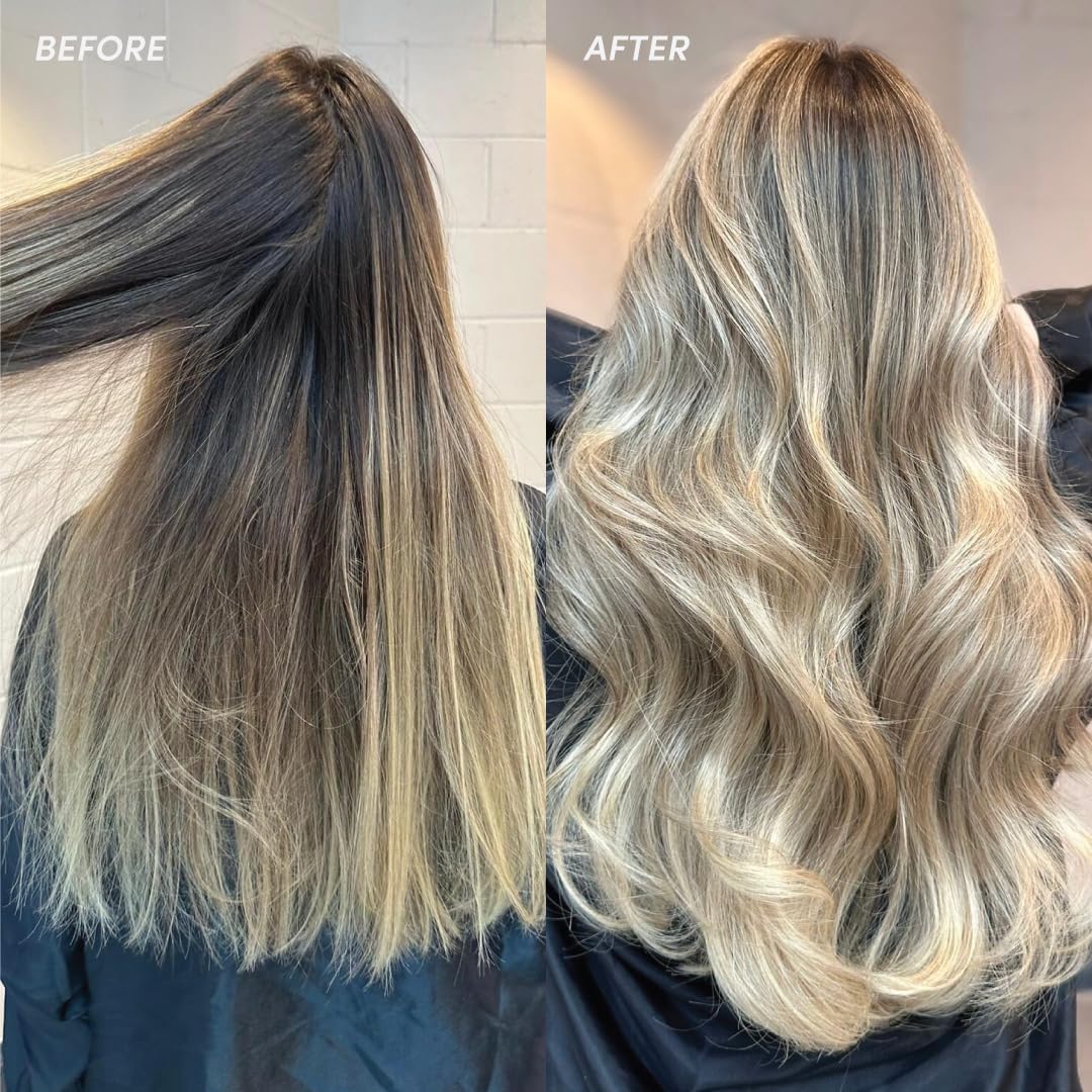 Coco & Eve Pro Youth Mask hair shine view after use.