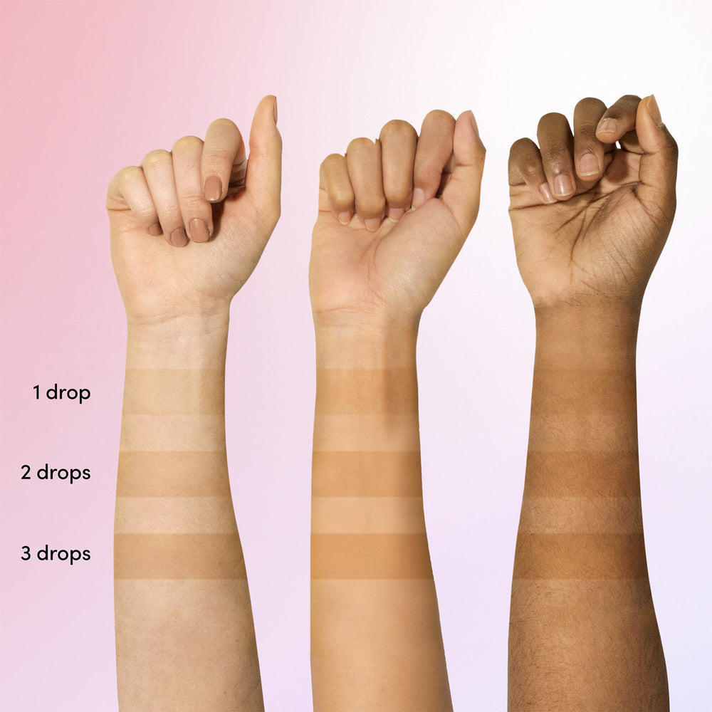 Coco & Eve Sunny Honey bronzing drops liquid texture enables customizable color