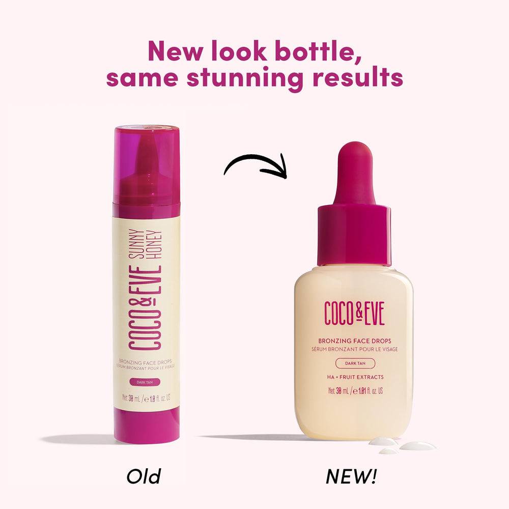 Coco & Eve Sunny Honey bronzing drops nightly-ritual fits daily skincare routine