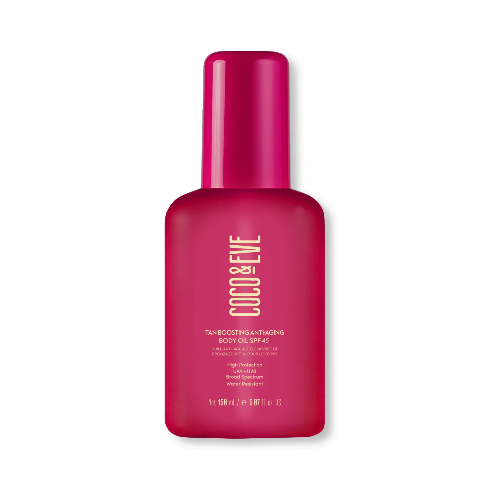Coco & Eve tan boosting pump enables easy daily application for sun-ready skin