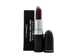 Coco-Shop MAC Satin Lipstick Cyber swatch for bold satin finish and all-day color.
