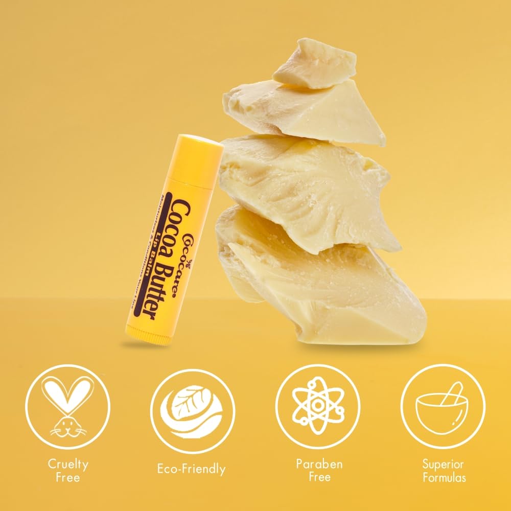 COCOCARE sunflower oil provides gentle conditioning to soften lips.