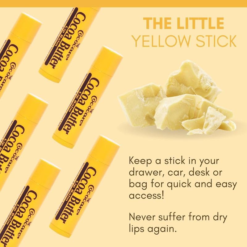 Cococare Vitamin E lip balm features natural ingredients for nourished lips