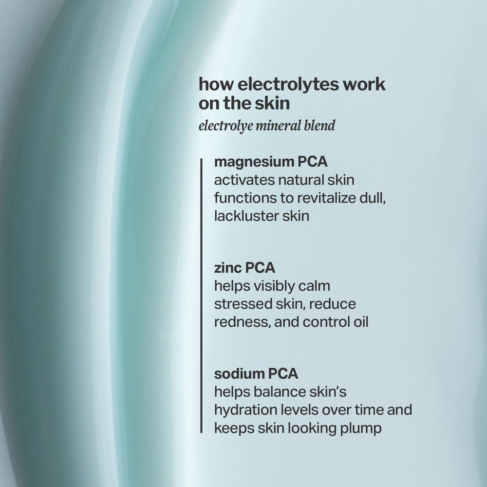 Cocokind Electrolyte Water Cream texture-application captures weightless hydration in action.