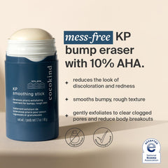 Cocokind KP Smoothing Stick close-up texture reveal for even skin feel.