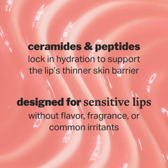 Cocokind coral-pink tint swatch shows a sheer glossy finish