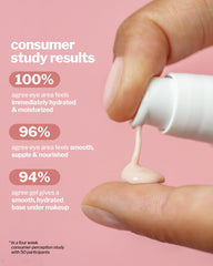 Cocokind Peptide Eye Gel fragrance free for sensitive skin and eye-area comfort.