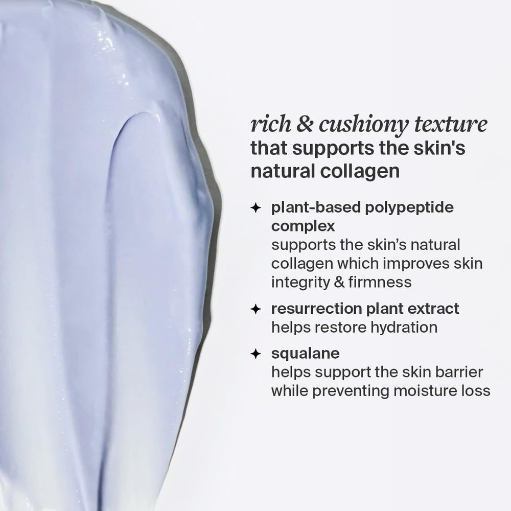 Cocokind Resurrection Polypeptide Cream being applied for easy nightly skincare ritual.