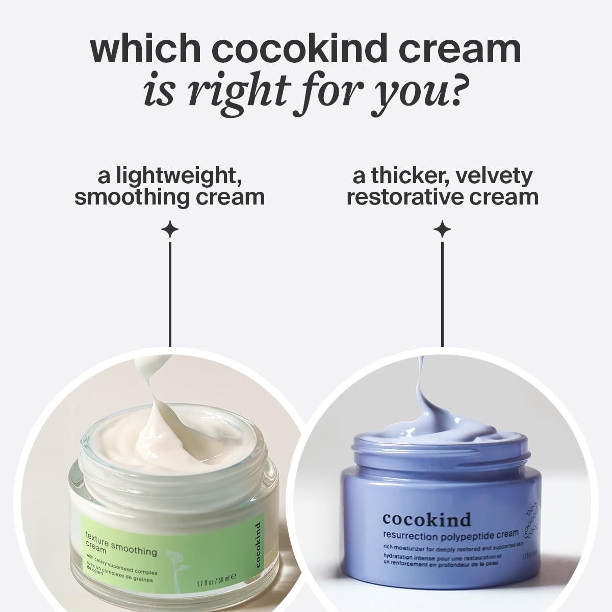 Cocokind Resurrection Polypeptide Cream packaging emphasizes vegan and cruelty-free values.