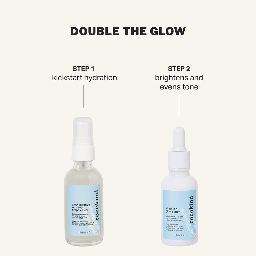 Cocokind routine setup suggests morning and evening use for balanced skincare