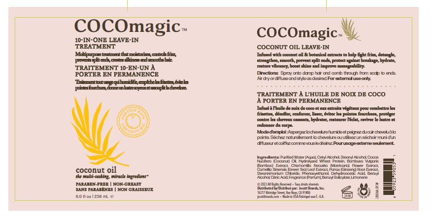 Cocomagic bamboo-chamomile-green-tea blend bottle underscores natural botanicals.
