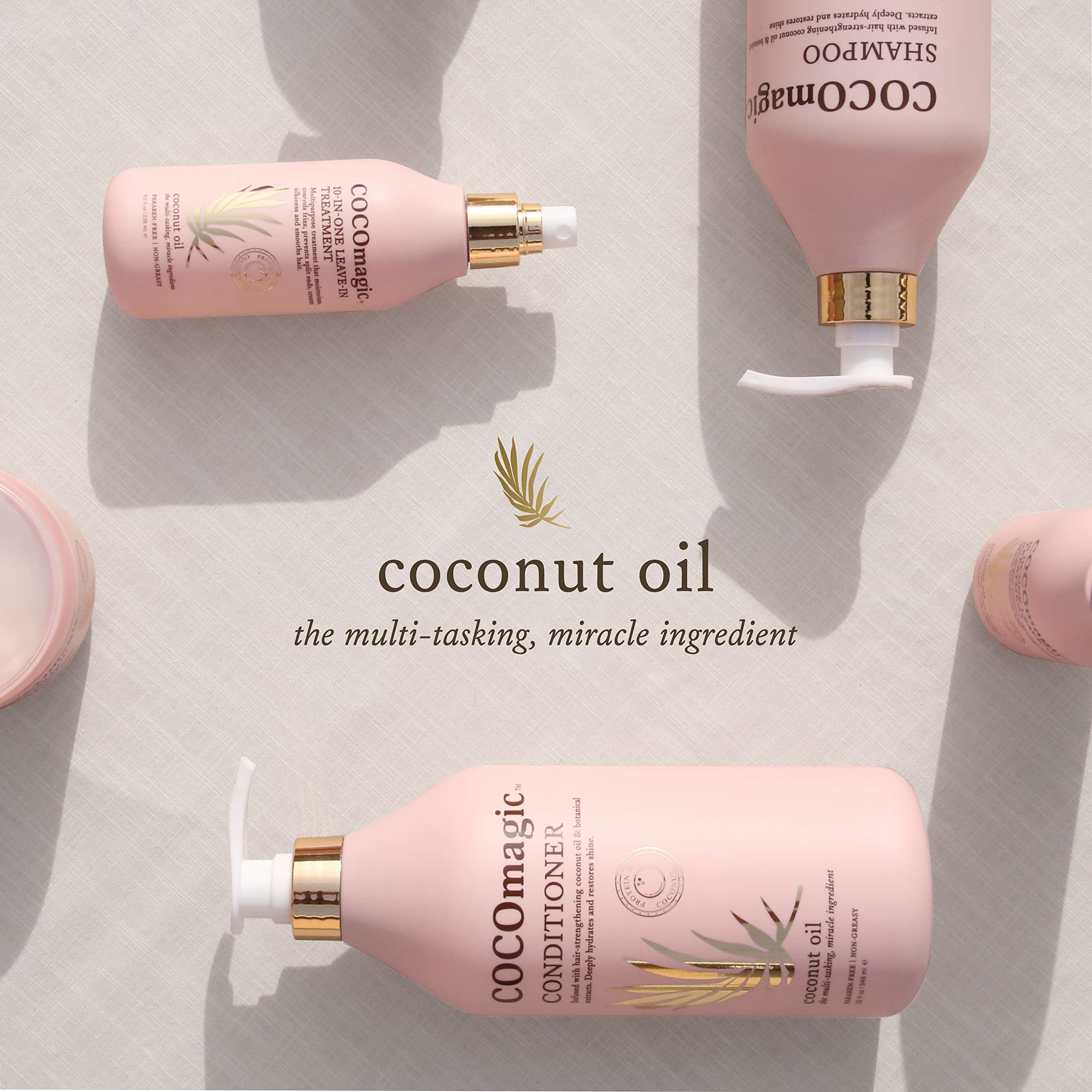 Cocomagic Coconut Milk Detangling Mist USA-made bottle highlighting quality and ethics