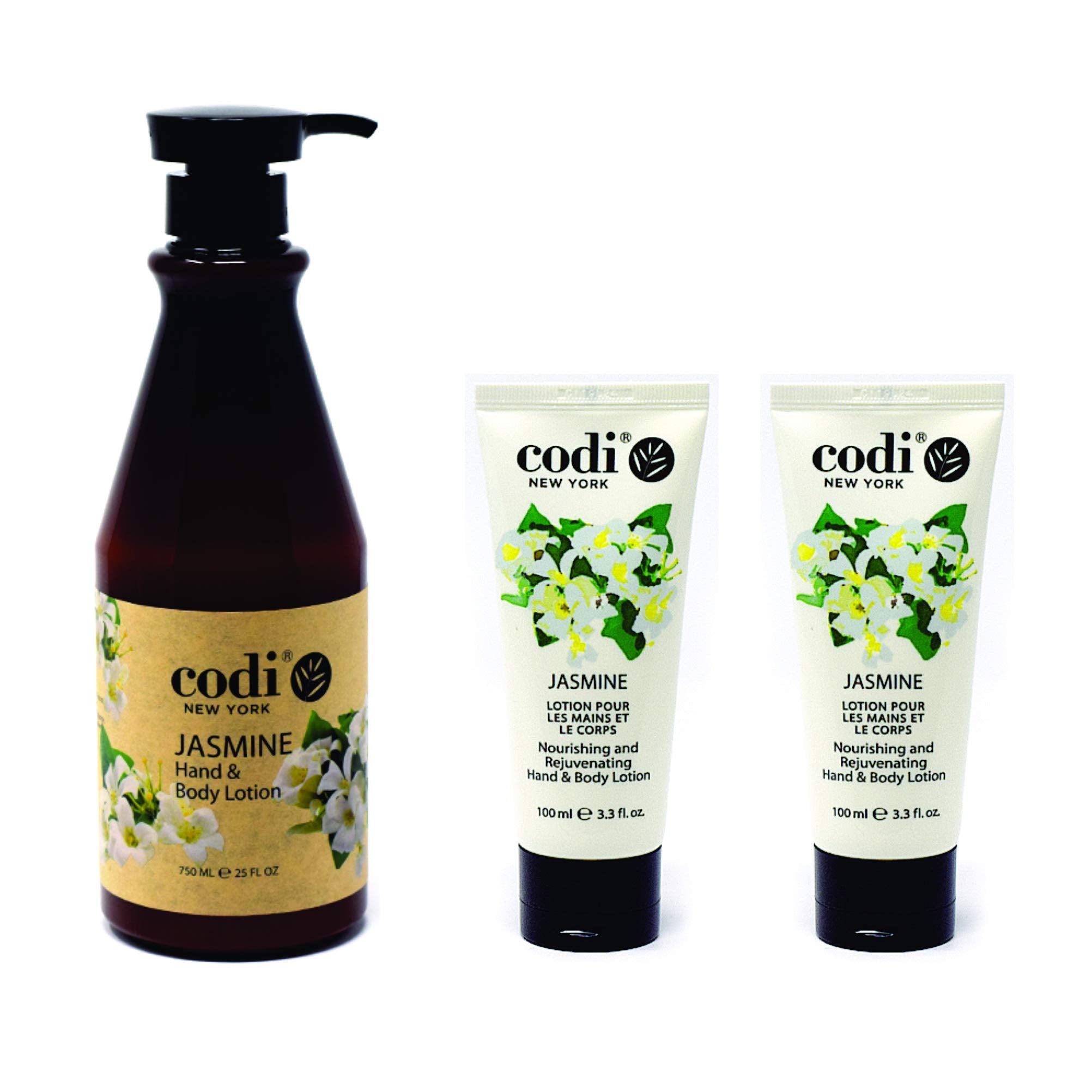 CODi Jasmine Lotion pump bottle for smooth, hydrated skin