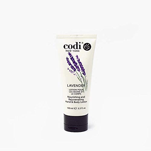 CODi Lavender Lotion being massaged into skin for smooth hydration.