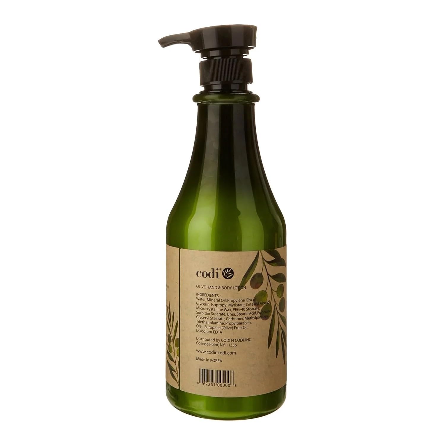 CodiNCodi family-size pump bottle ready for home, salon, or spa use.