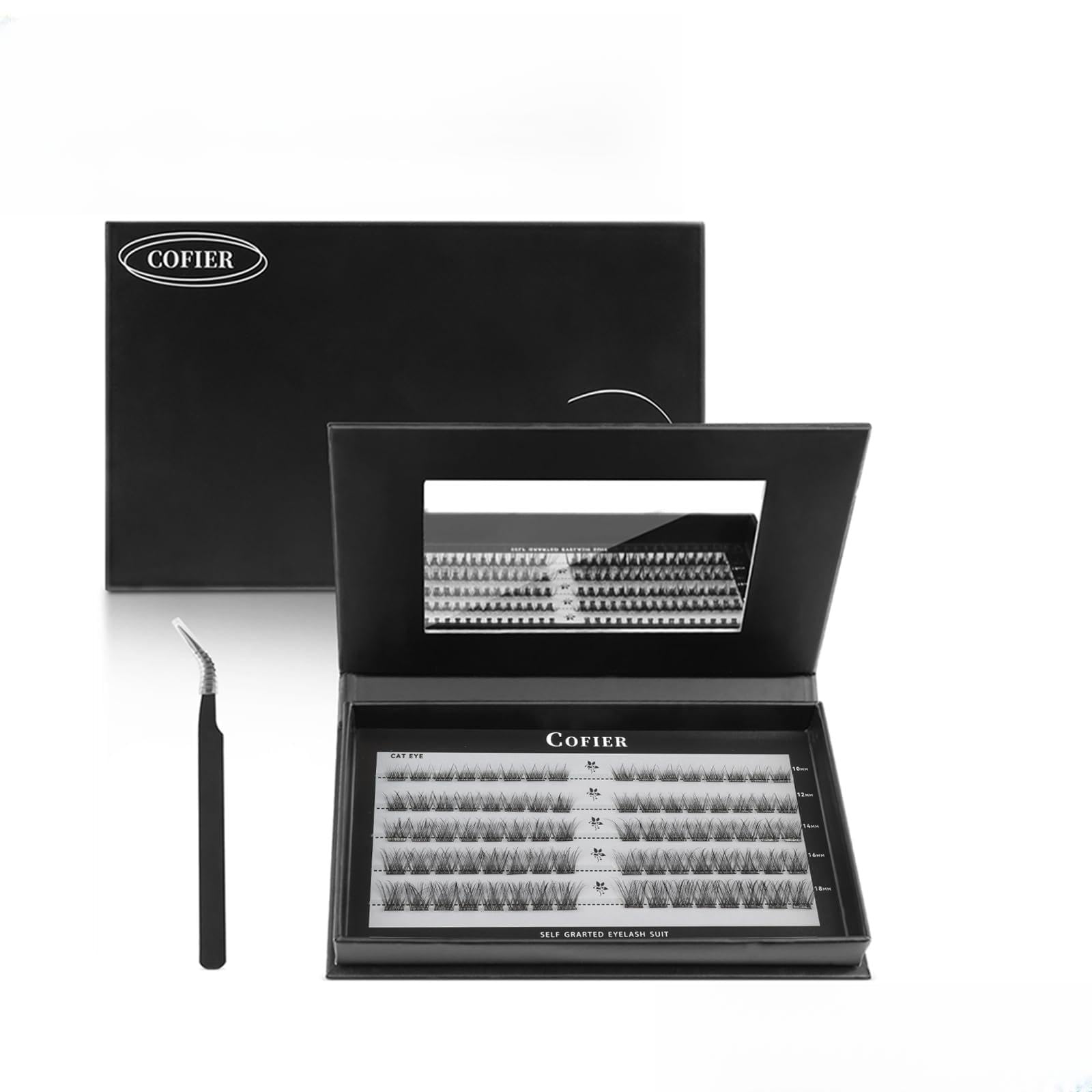 CoFier Wispy Lash Clusters Kit box for at-home DIY lash extensions—beginner friendly.
