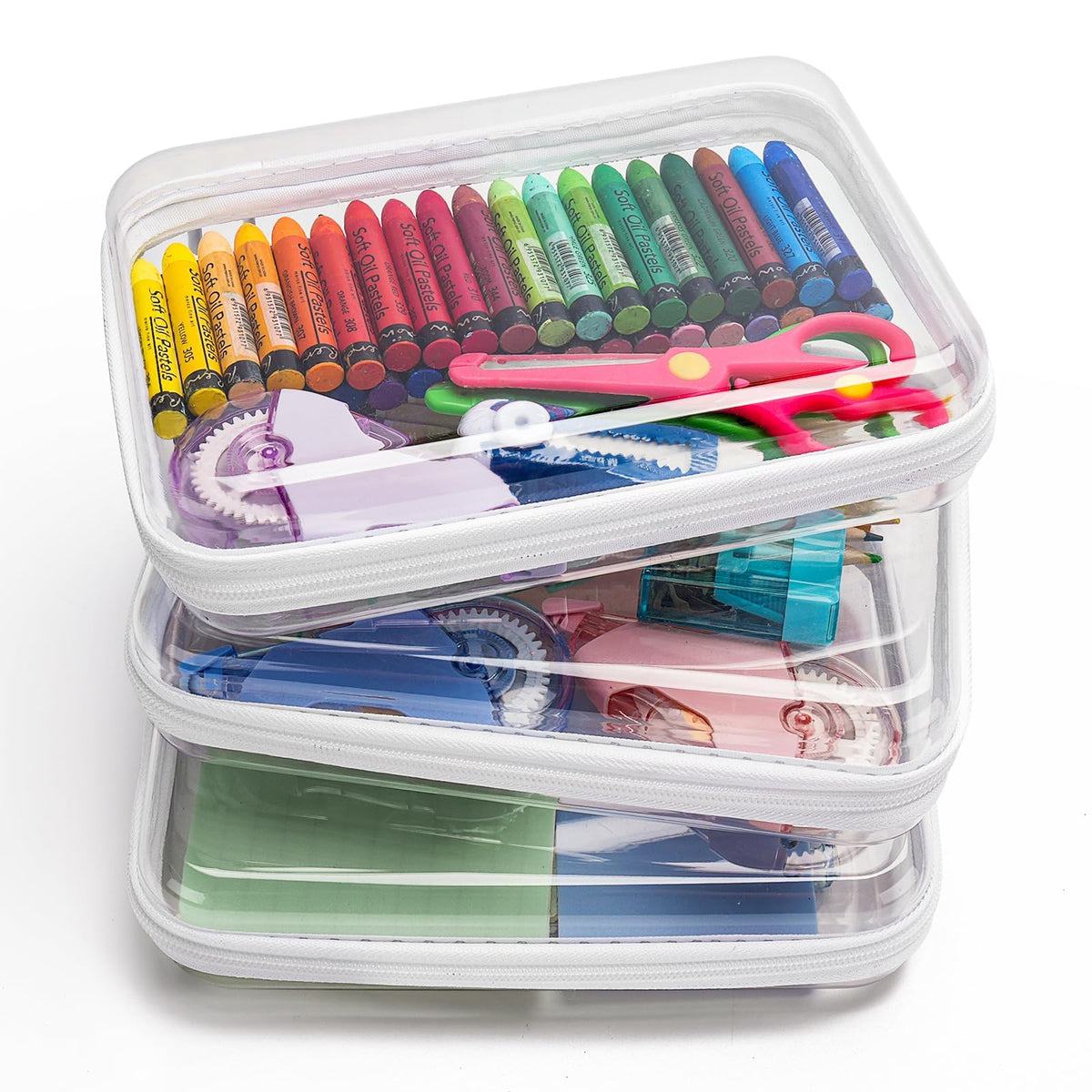 CoiiJoii clear case front view for quick-access organization.