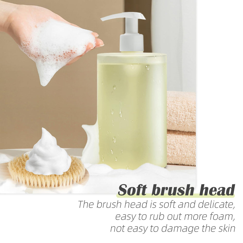 COINPOTIA Wet-dry brush adapts to shower and dry brushing routines