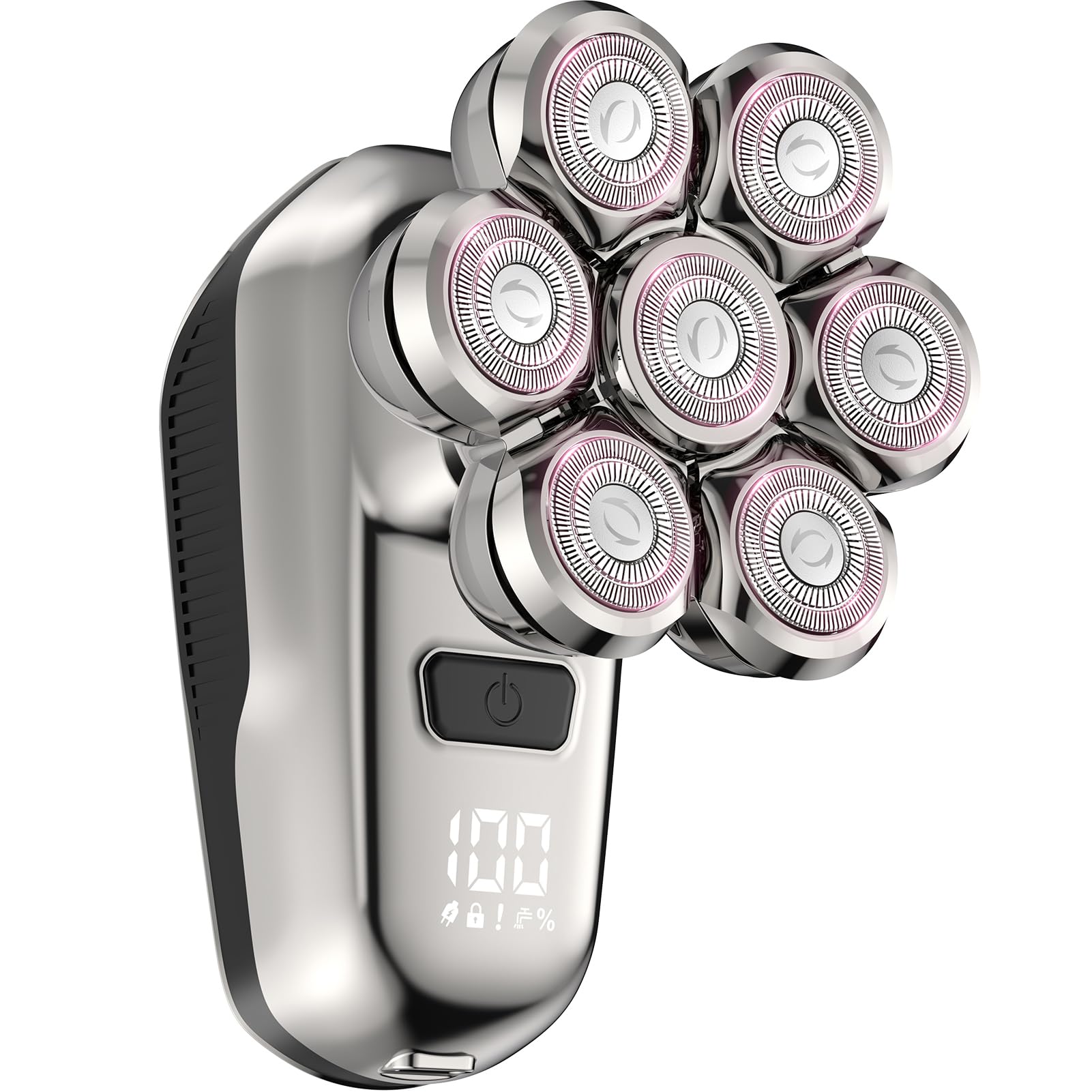 Coklean 7D floating head close-up shows contour-adapting precision for smooth legs and arms