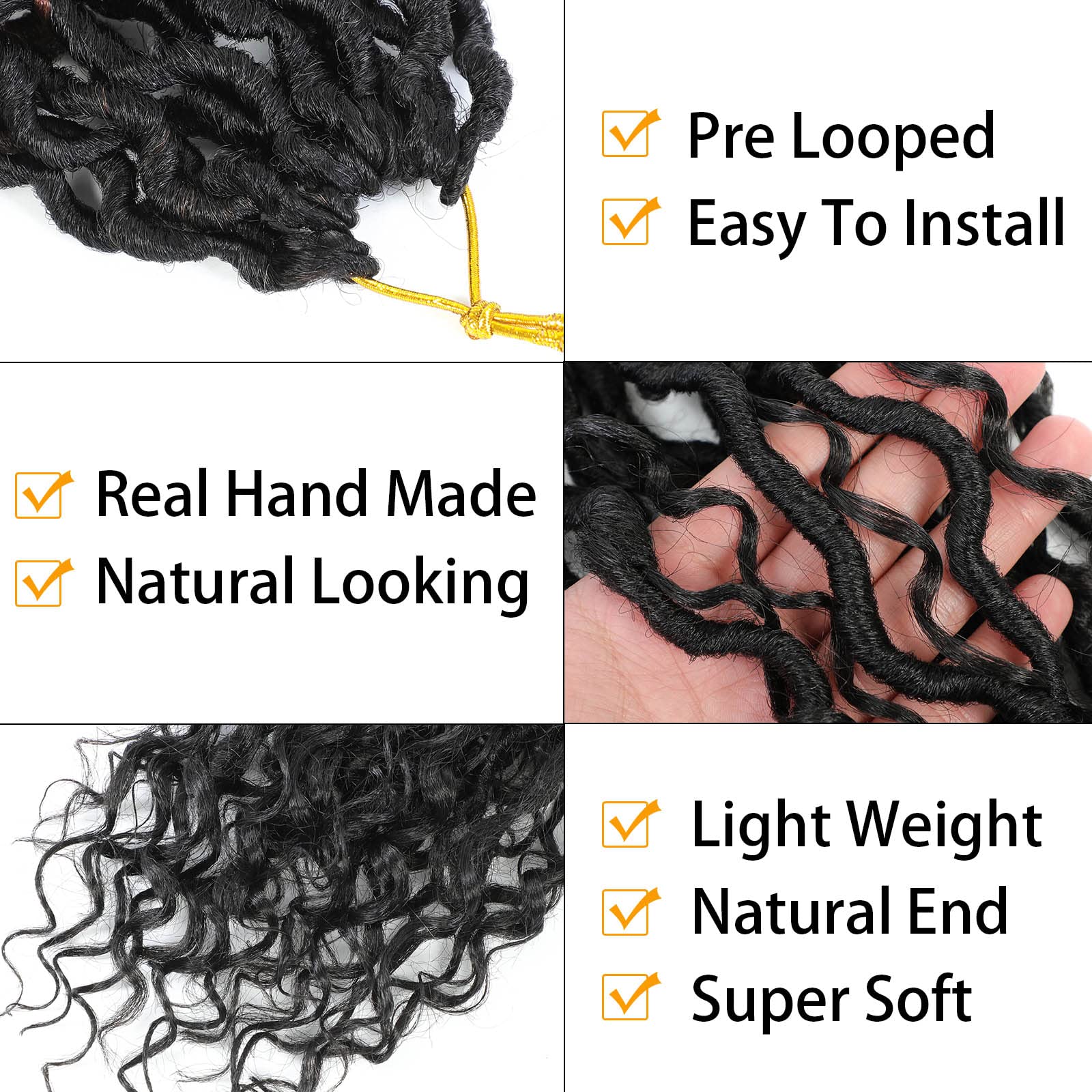 Col Bling Goddess Locs 14inch soft texture for comfortable wear and natural look