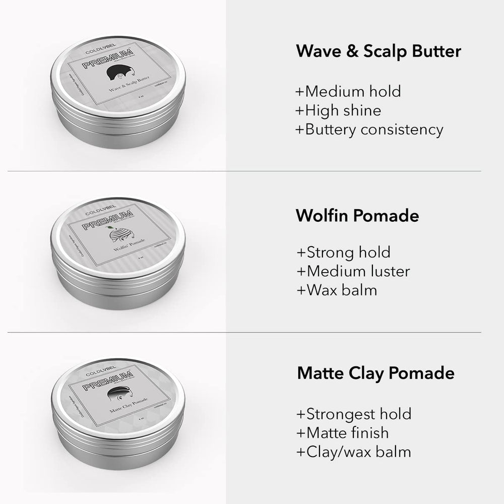 ColdLabel Wolfin Pomade adds definition and shine to styles