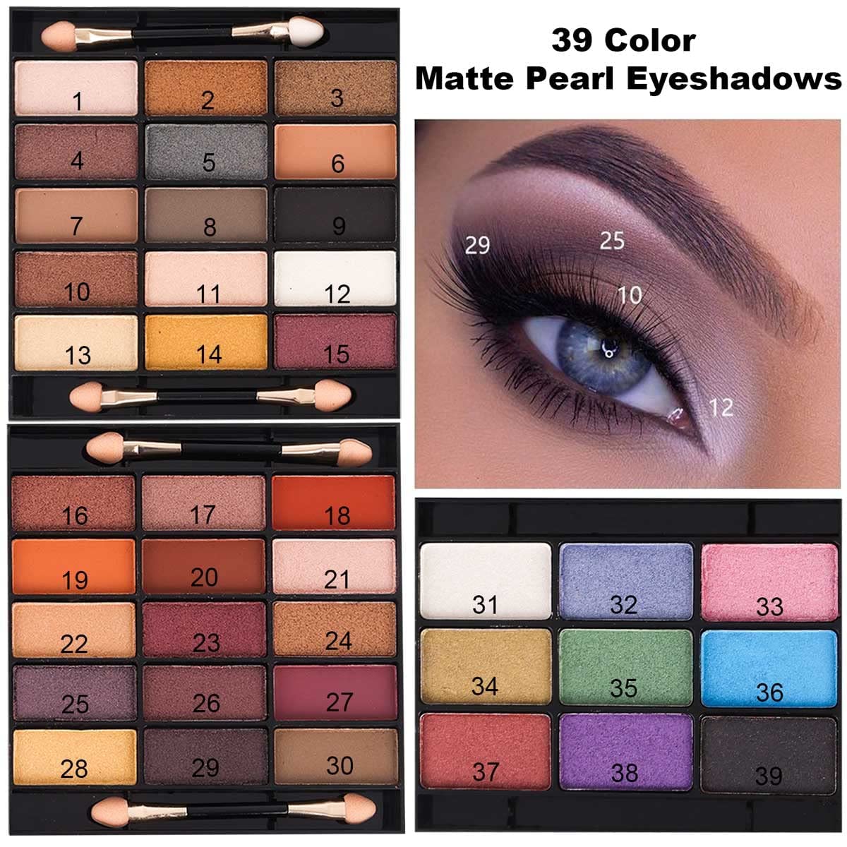 coliusa 58 color palette lip colors and liners for bold or natural lip options.