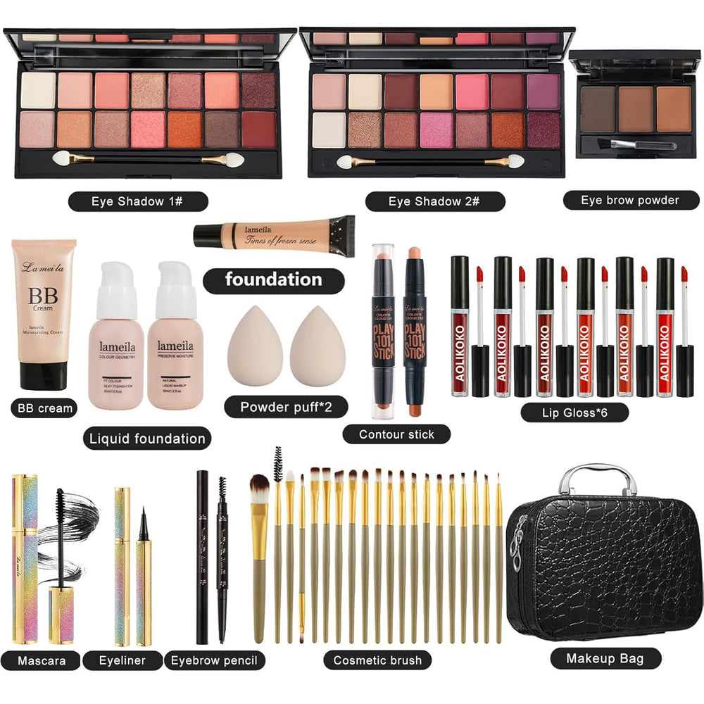 Coliusa Eyebrow Powder helps define brows for polished framing.
