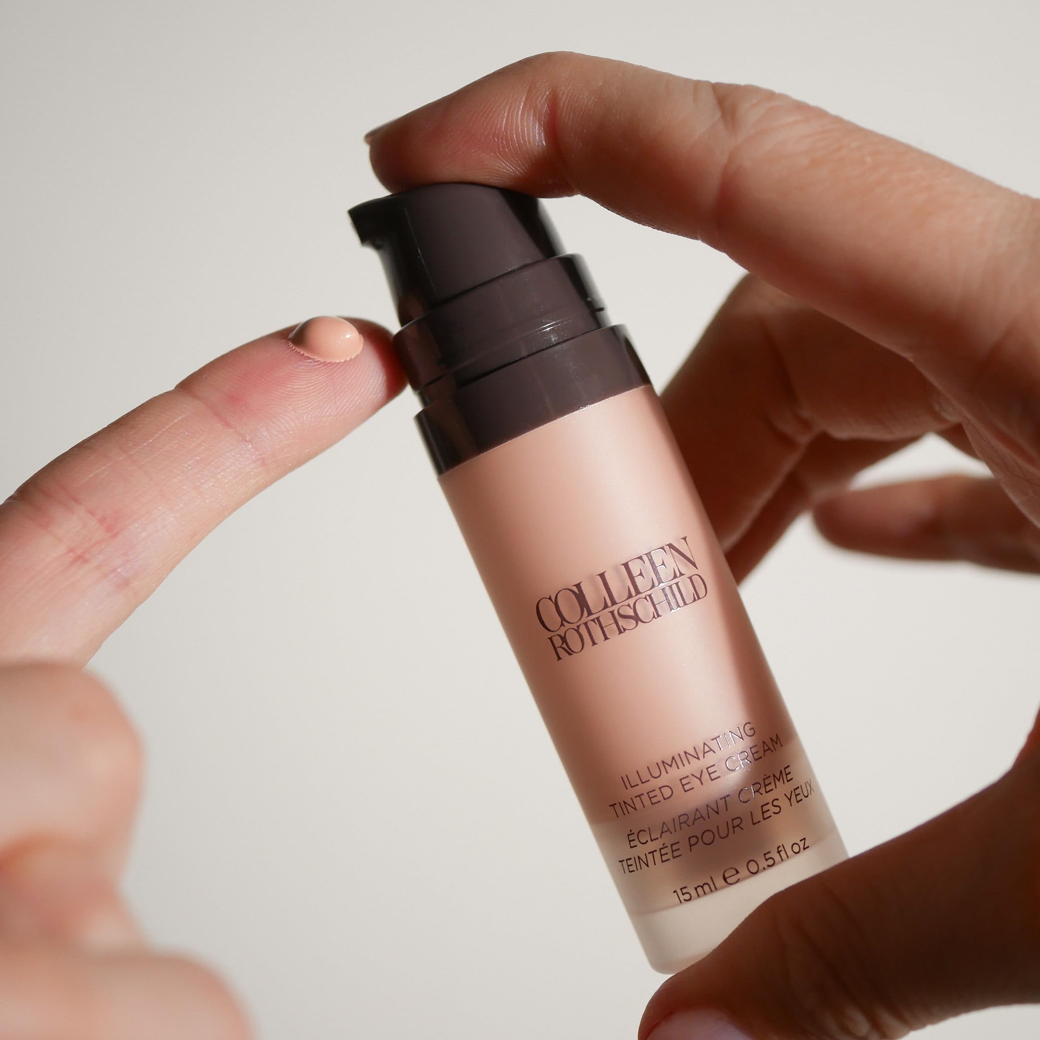 COLLEEN ROTHSCHILD illuminating eye cream close-up texture is silky and lightweight