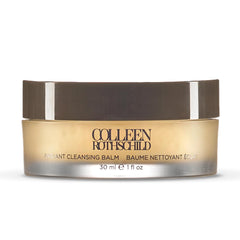 COLLEEN ROTHSCHILD Mini Radiant Cleansing Balm tube front demonstrates travel-friendly packaging for effortless makeup removal.