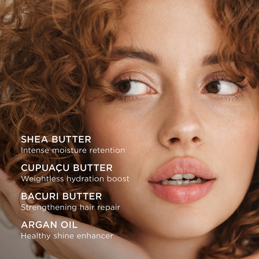 COLLEEN ROTHSCHILD Quench & Shine mask hair massage captures rich slip to soften strands.