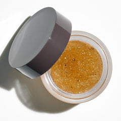 COLLEEN ROTHSCHILD Sugar Lip Scrub applying on lips demonstrates quick smoothing action.