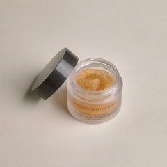COLLEEN ROTHSCHILD Sugar Lip Scrub jar close-up highlights nourishing formula.